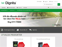 Tablet Screenshot of dignita.com